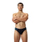 Mens 7cm Tech Panel Brief Black Cobalt Pop