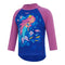 Toddler Girls Long Sleeve Rash Top Cobalt Kiki Pink