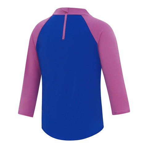 Toddler Girls Long Sleeve Rash Top Cobalt Kiki Pink