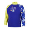 Toddler Boys Digital Long Sleeve Rash Top Imperial Blue