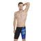 Mens Allover Jammer Black Blue Bolt