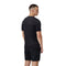 Mens Short Sleeve Graphic Swim Shirt Anthracite