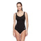 Womens Contour Clipback One Piece Black