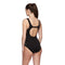 Womens Contour Clipback One Piece Black