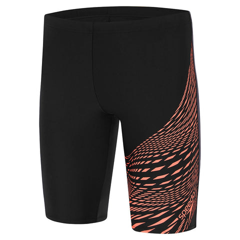 Mens Medley Logo Jammer Black Coral Sands